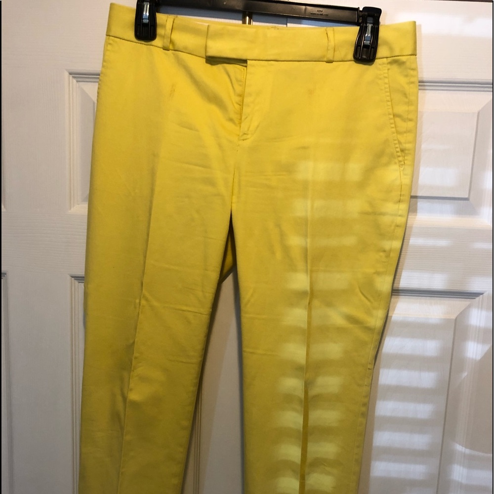 Banana Republic Yellow Pants